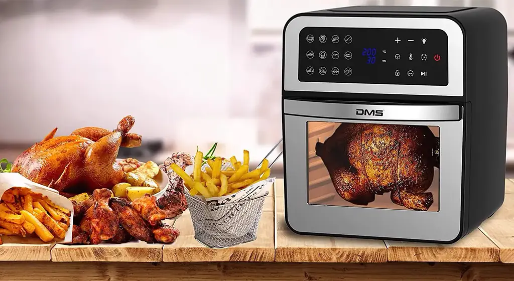 Багатофункційна піч Air Fryer DMS HF-12S-XXXL 1800 Вт - фото 5