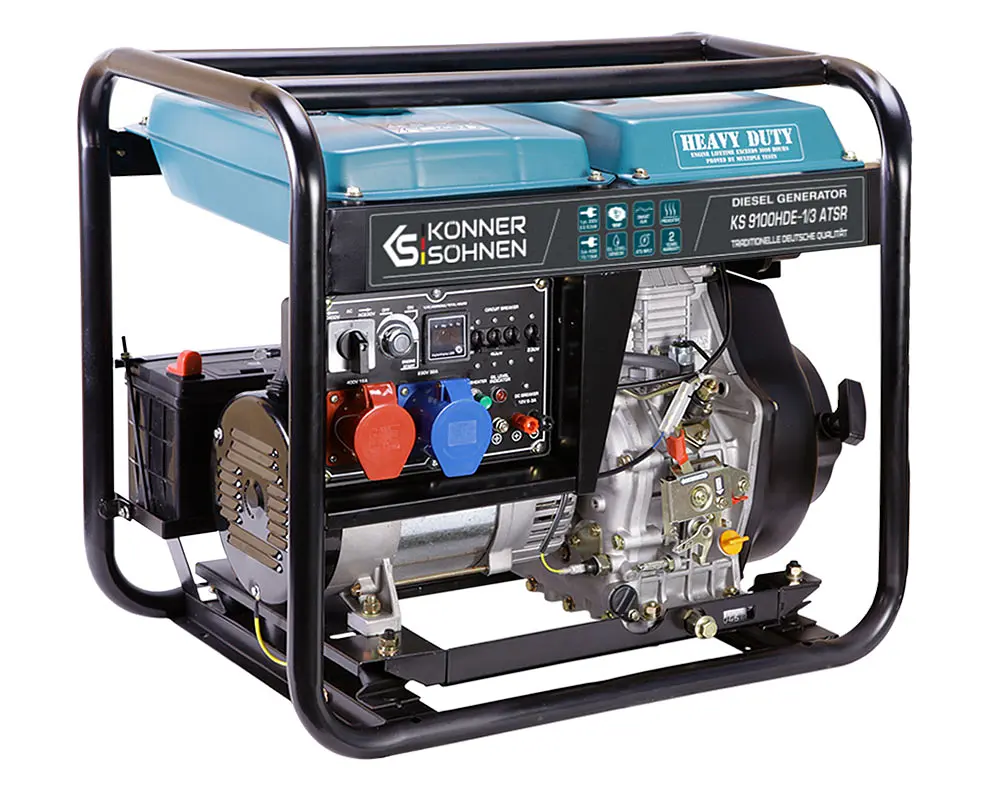 Генератор дизельний Konner&Sohnen 7/7.5 кВт KS 9100HDE-1/3 ATSR - фото 2