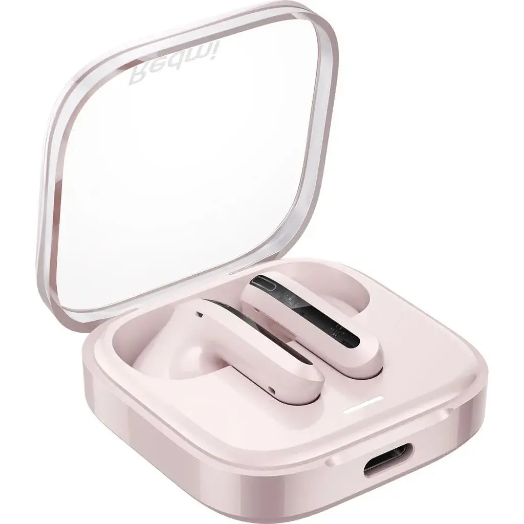 Навушники Xiaomi Redmi Buds 6 Active transparent pink (M2344E1 / BHR8395GL) (Global Version) - фото 3
