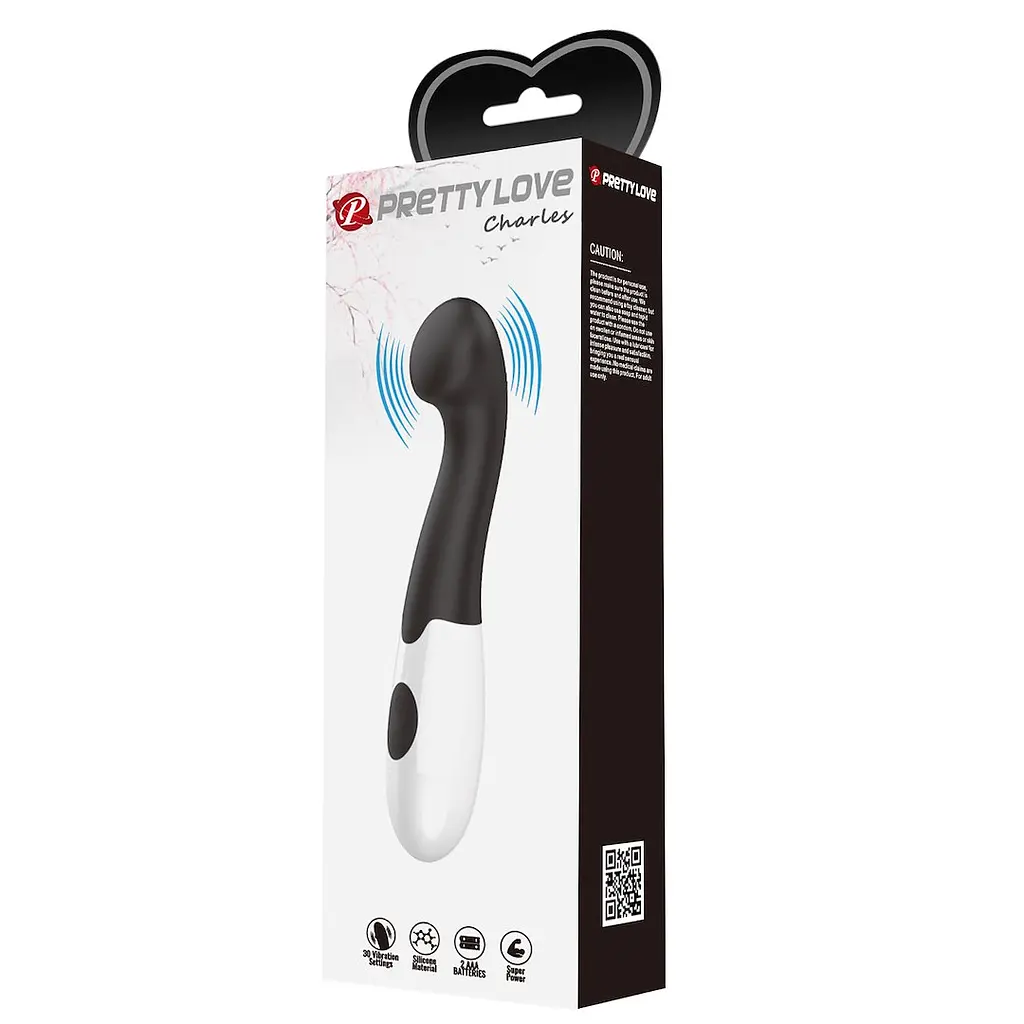 Вібратор Pretty Love Charles 17.2 см чорний - фото 3