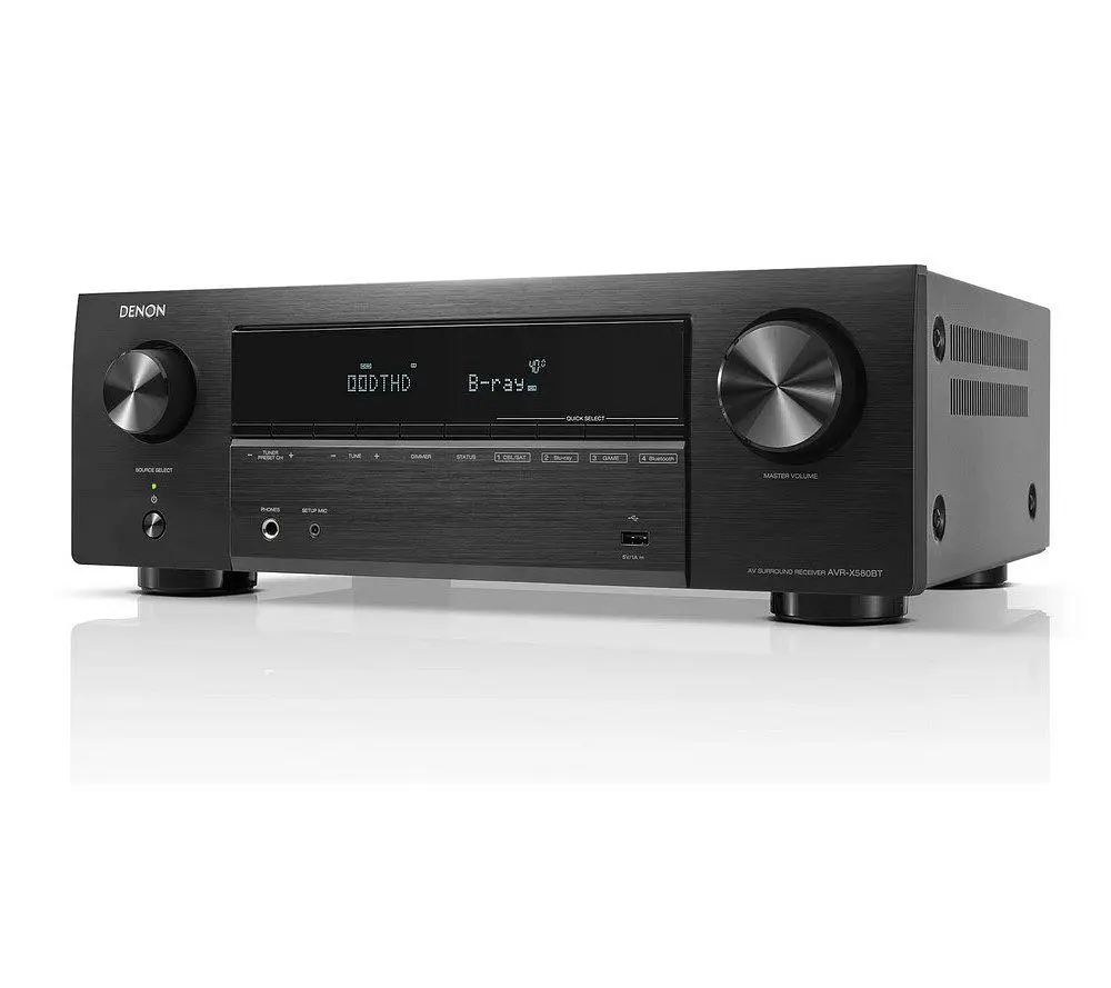 AV-Ресивер 5.2-канальный Denon AVRX580BT Black - фото 4