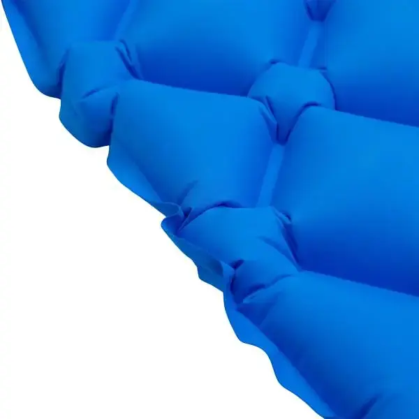 Матрас надувной Lugi из TPU 190х55х3 см с подушкой синий SJ-0084BL - фото 6