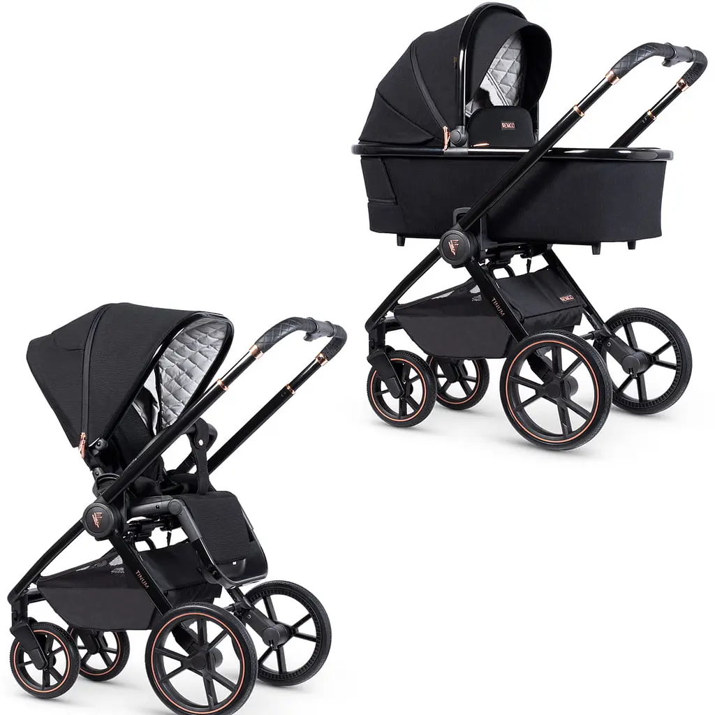 Универсальная коляска 2 в 1 Venicci Tinum SE, Stylish Black (5060429419635) - фото 2