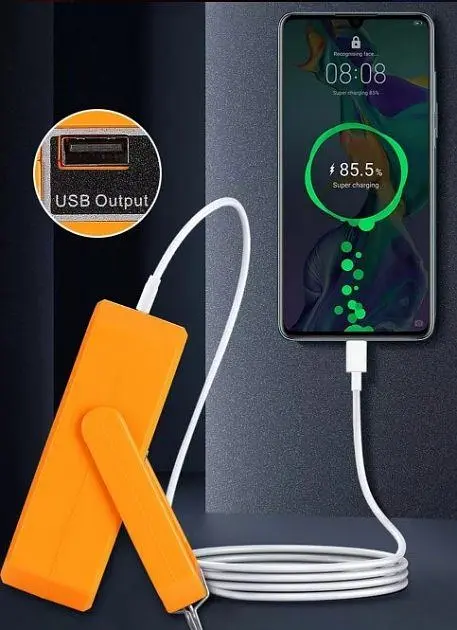 Переносний ліхтар із сонячною панеллю Voltronic C096+Solar - фото 5