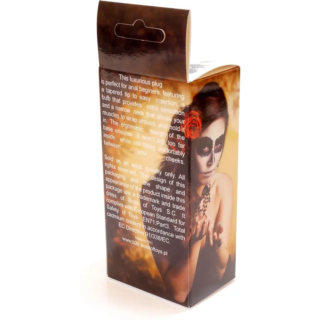 Анальна пробка Boss Of Toys Boss Series - Jewellery Dark Silver Plug Black S, BS6400029, Срібний / Чорний - фото 8