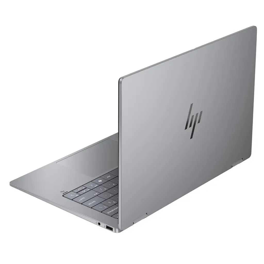 Ноутбук HP OmniBook X Flip 14 14-FM0154NG (14 2.8K OLED Touch 120 Hz, Intel Core Ultra 5 226V, 16 GB, 512 SSD, Intel Arc Graphics 130V, W11H) Meteor Silver (BZ) - фото 6