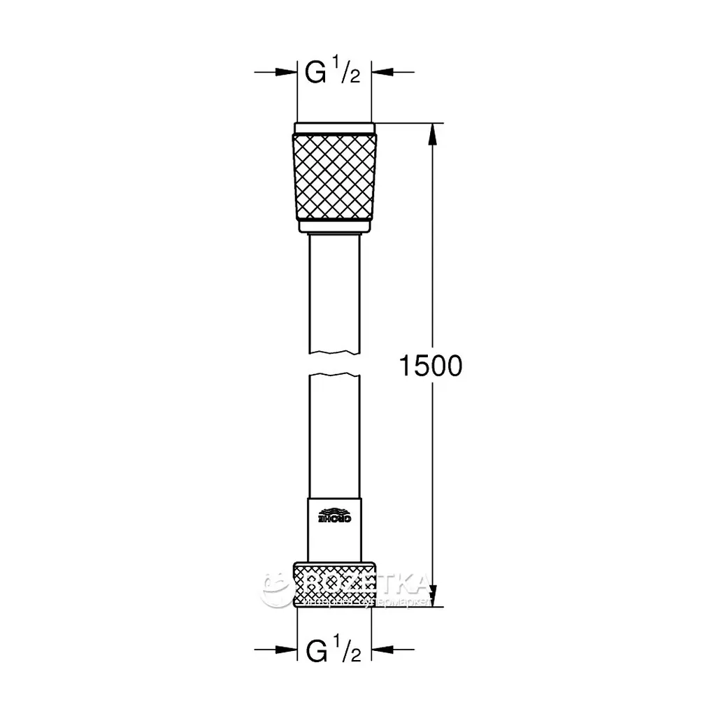 Шланг для душа Grohe 45973001 (CV030557) - фото 2