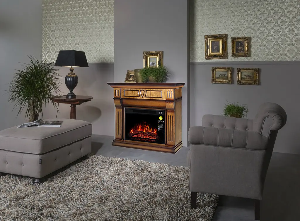 Камінокомплект ArtiFlame BEETHOVEN AF23S ДУБ АНТИК (зі звуком) - фото 3