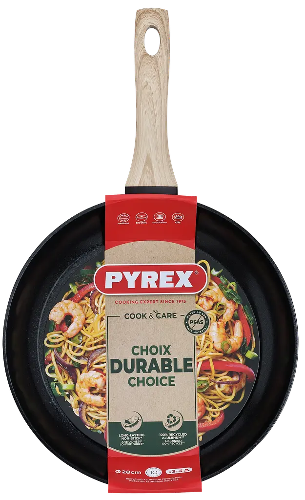 Сковорода Pyrex Cook&Care 28 см классическая - фото 2
