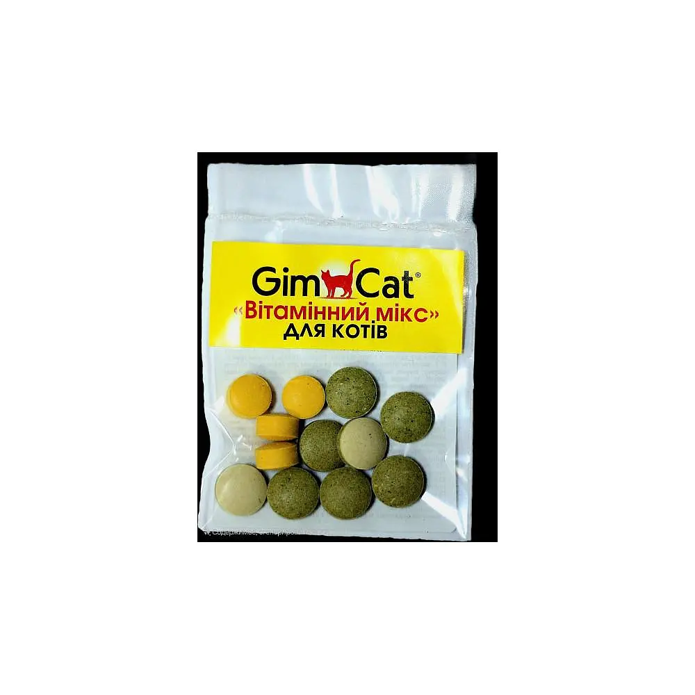Витамины GimCat «Витаминный микс» для кошек, 12 шт - фото 3