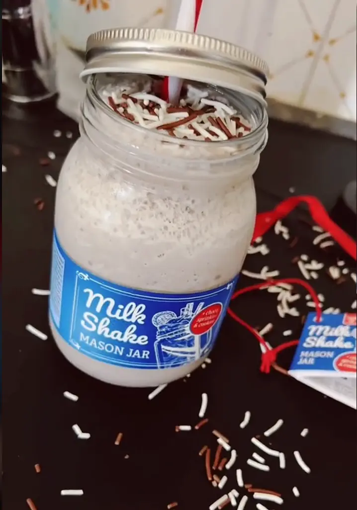 Набір для приготування молочного коктейлю Milchshake Glas Oreo Cookie Schokostreusel - фото 4