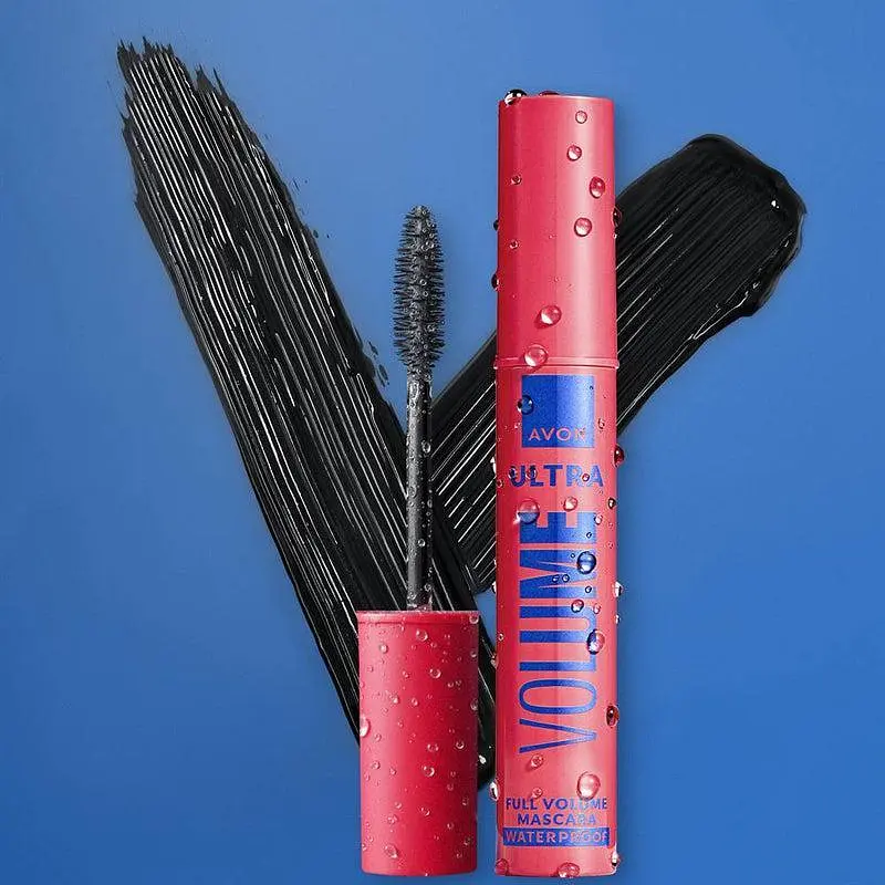 Водостійка туш для вій Avon «Мегаоб'єм» Чорніша чорного/Black, 10 мл (158511695) - фото 2