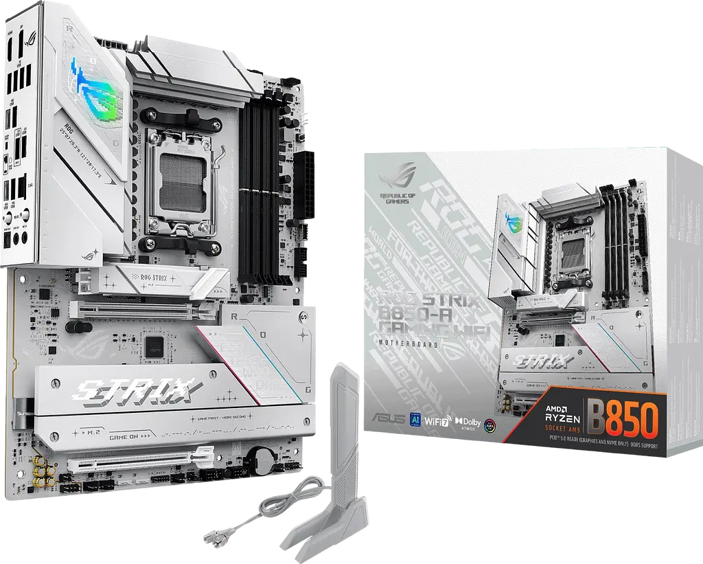 Материнcька плата Asus B850-A ROG Strix Gaming Wi-Fi Socket AM5 (ROG STRIX B850-A GAMING WIFI) - фото 5