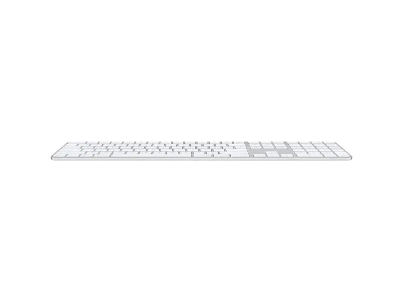 Клавіатура Apple Magic Keyboard with Touch ID and Numeric Keypad for Mac with silicon USB-C White Keys (MXK73) - фото 2