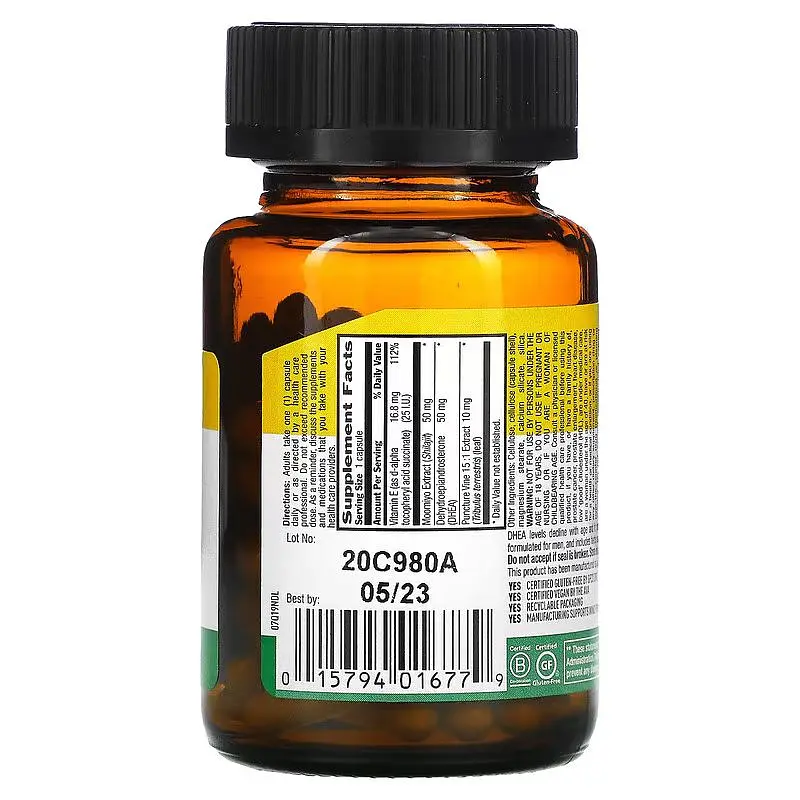 Стимулятор тестостерону Country Life DHEA Complex for Men 60 вегакапсул - фото 2