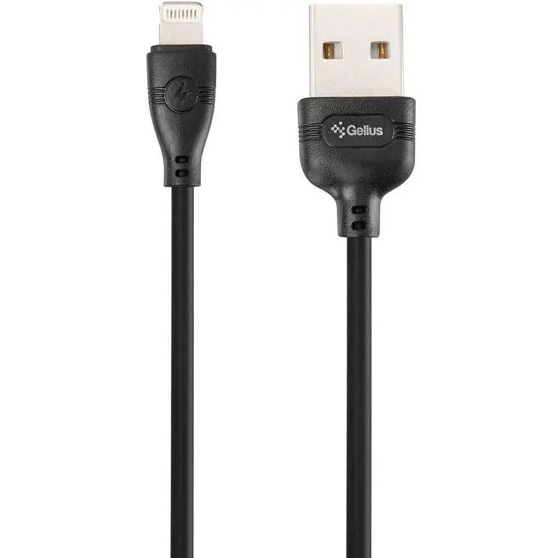 USB кабель Gelius Pro WineGlass iPhone 8 Black Lightning - фото 2