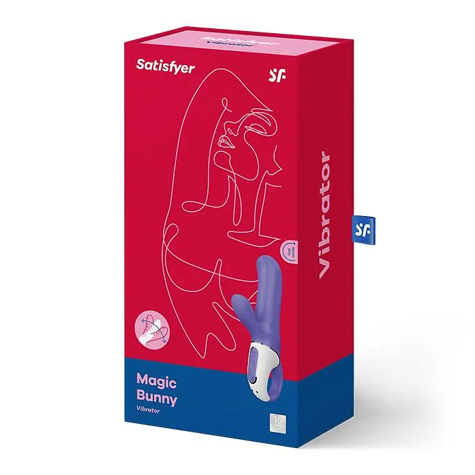 Вібратор кролик Satisfyer Vibes Magic Bunny 17.7 см фіолетовий - фото 2