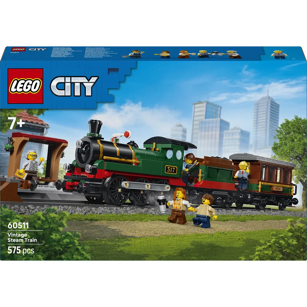 Конструктор LEGO City Старовинний паровоз (60511) - фото 2