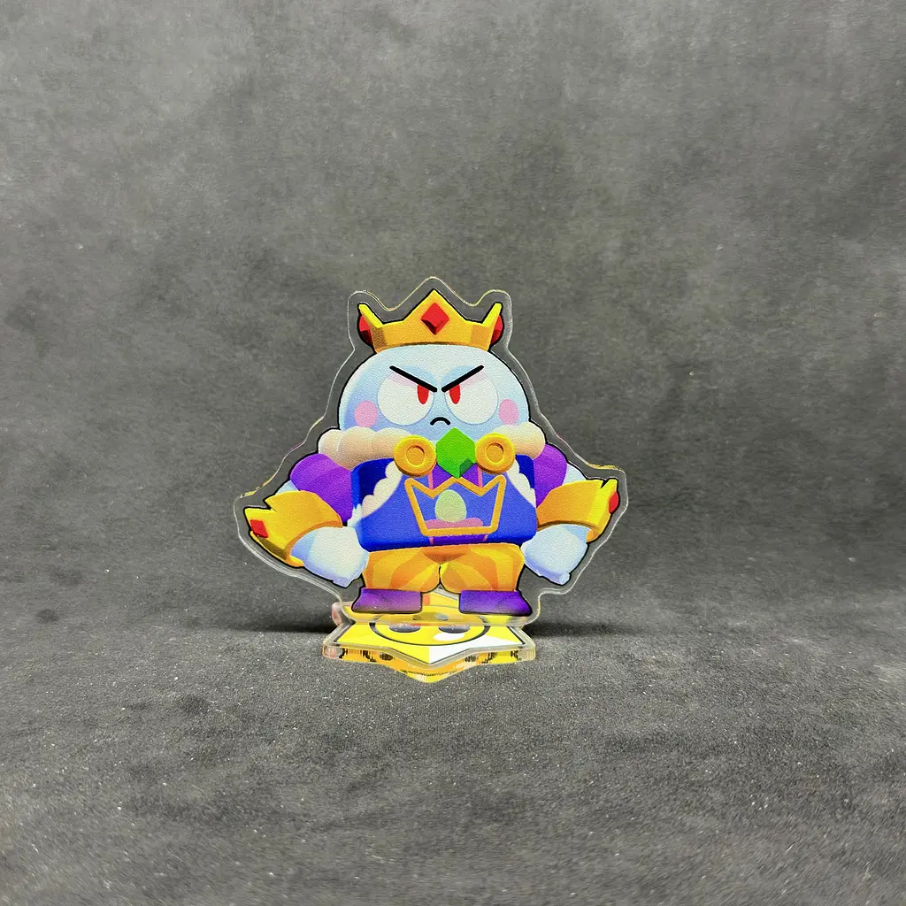 Акрилова колекційна фігурка Brawl Stars Король Лу (King Lou) 10 см