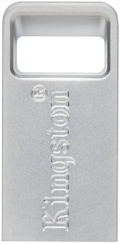 USB Flash Kingston USB 3.2 DT Micro Metal 200Mb/s 128GB Silver - фото 3