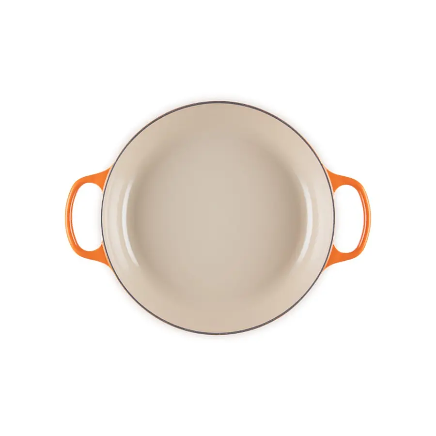 Каструля Le Creuset Signature Cast Iron Shallow Casserole 21180300902430 3.5 л 30 см оранжева - фото 4