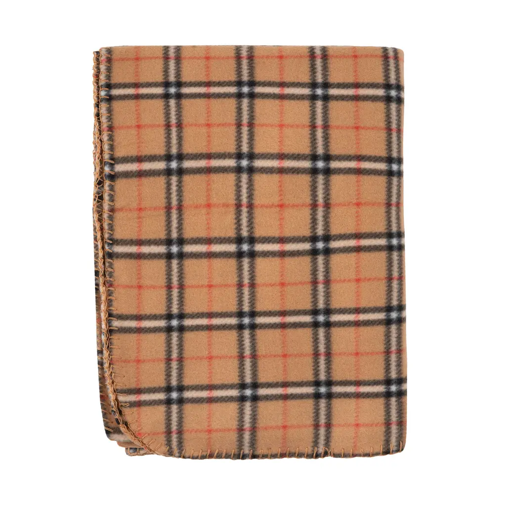 Плед Ardesto Fleece 100% полиэстер бежевый клетка 130 x 160 см (ART0722PB) - фото 3