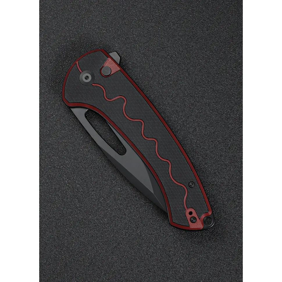Ніж складаний Sencut Squiggy Burgundy/Black S24082A-3 - фото 11