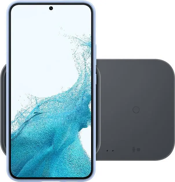 Безпровідний зарядний пристрій Samsung Wireless Charger Duo EP-P5400 Темно-сірий (EP-P5400BBRGRU) - фото 2