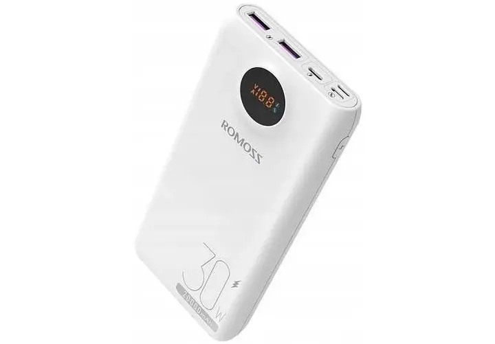Зовнішній акумулятор Romoss SW20SPro 20000mAh 30W (PSW20-392-1133H) білий - фото 3