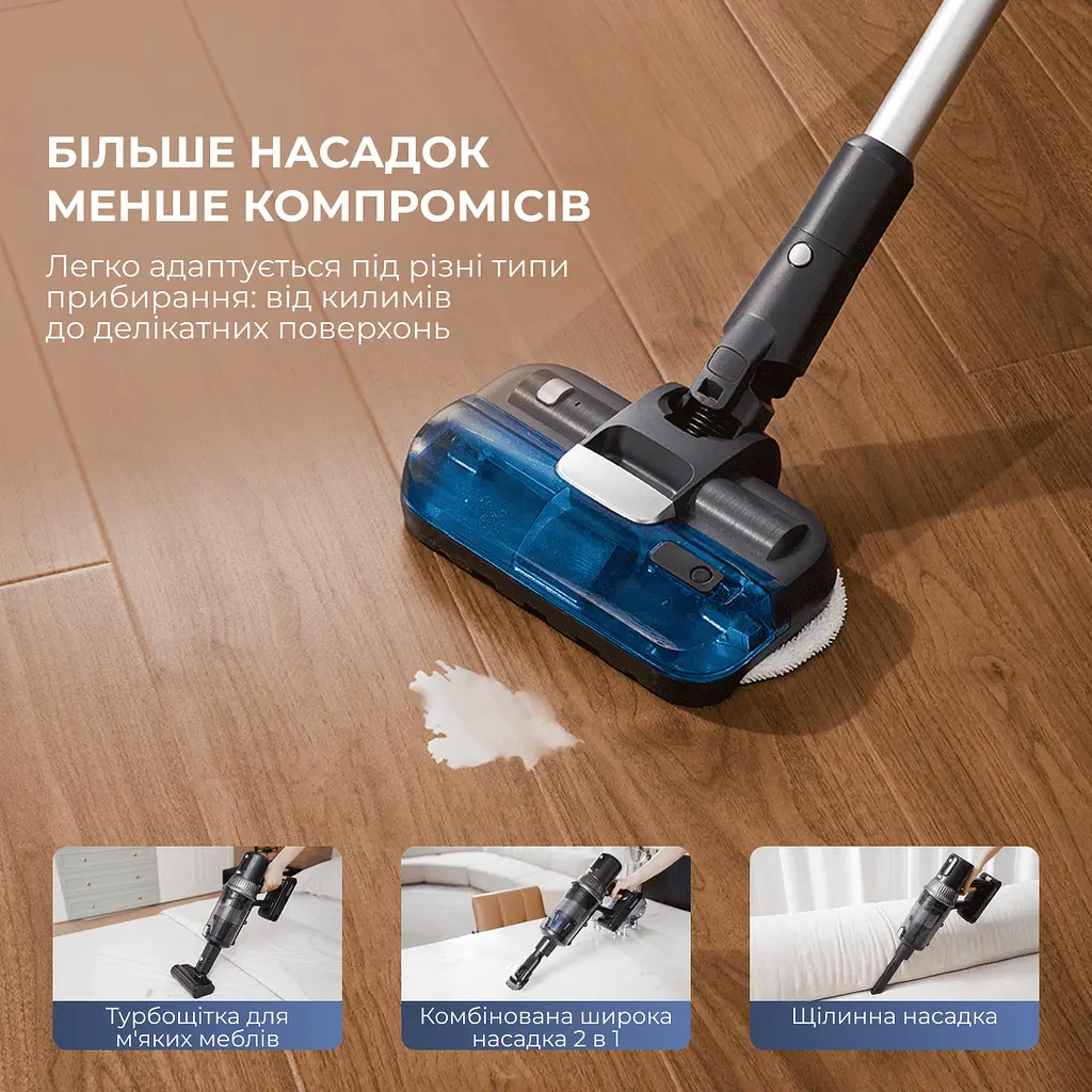 Бездротовий пилосос Jimmy JV10 Pro Aqua - фото 6