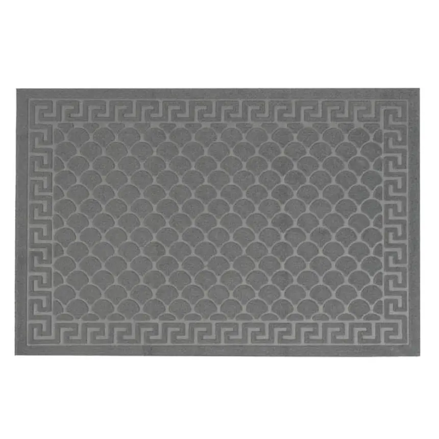 Килимок придверний Eco Fabric Луска без кромки сірий 60 х 90 см (6090-002) - фото 3