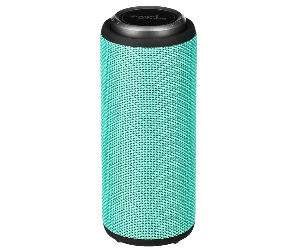 Портативная Bluetooth колонка 2E SoundXTube 30W TWS, MP3, Wireless, Waterproof Black-Turquoise