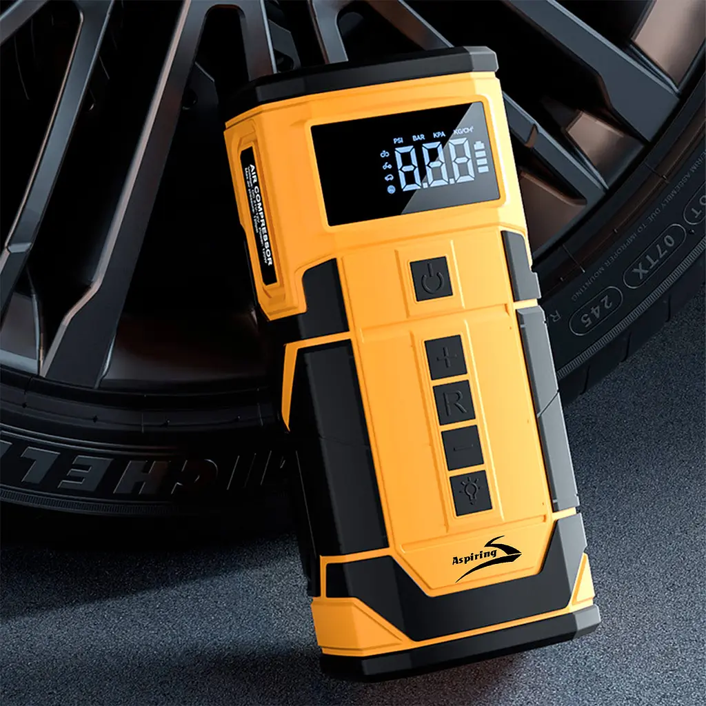 Пускозарядний пристрій Aspiring Jump 3 Power bank 3-in-1 with inflator, wireless and cord - фото 7