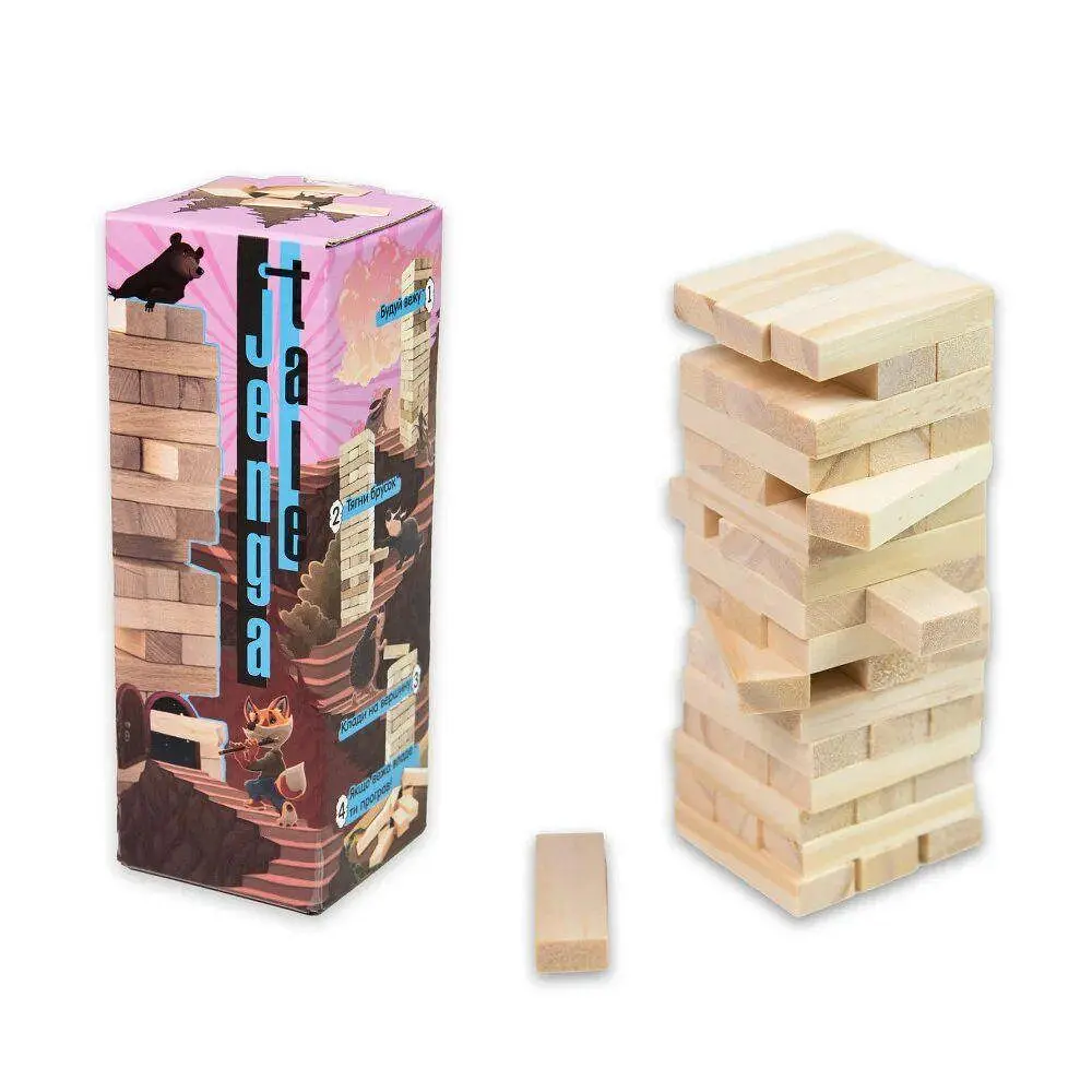 Настільна гра Strateg Jenga Tale 48 брусків (30966)