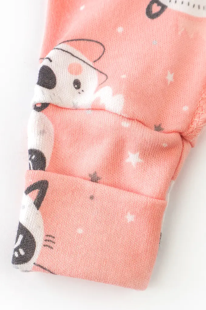 Натільний комбінезон зі швами назовні для новонародженої Pink Panda - фото 3