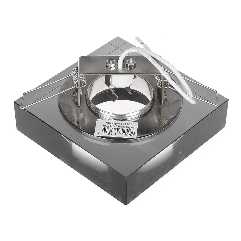 Світильник точковий Brille декоративний HDL-G145 Black Crystal MR16 164107 - фото 2