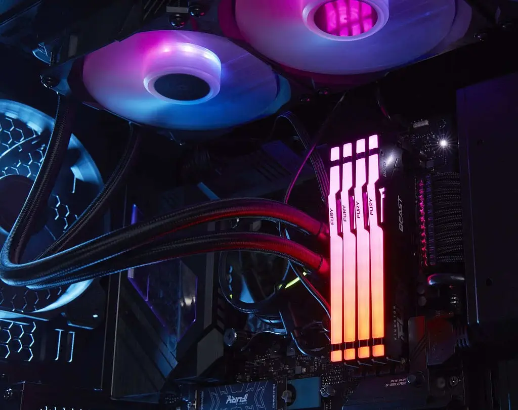 Оперативна пам'ять Kingston FURY 32 GB (2x16GB) DDR5 5600 MHz FURY Beast RGB (KF556C36BBEAK2-32) - фото 6