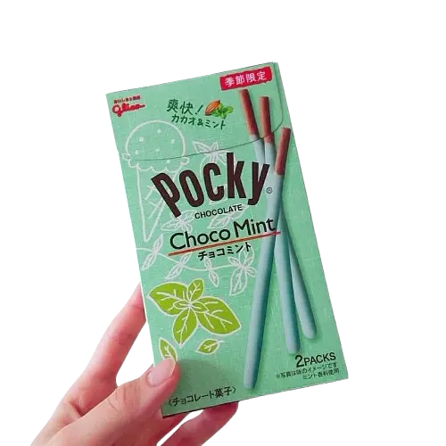 Японські палички Glico Pocky Choco Mint 65.4г - фото 7
