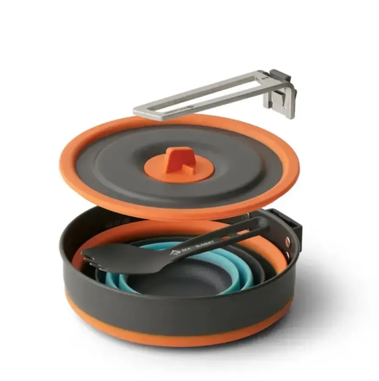 Набор посуды Sea to Summit Frontier UL Collapsible One Pot Cook Set w/1L Pot Разноцветный - фото 4