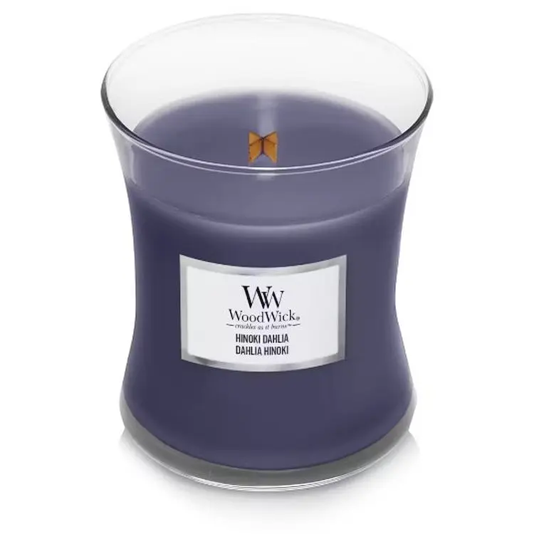 Свічка Woodwick Hinoki Dahlia Medium Хінокі далія 275 г (1743618E) - фото 2