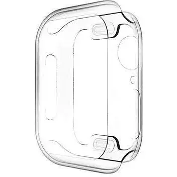 Чехол-накладка DK для Apple Watch 44mm (Series 4 / 5 / 6 / SE1 / SE2) Silicone Face Case (clear) - фото 2