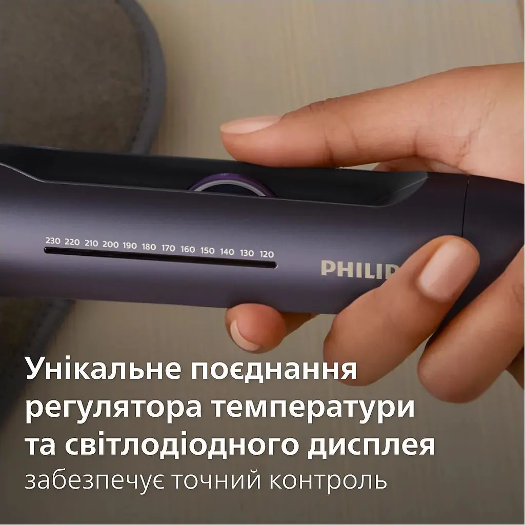 Випрямляч Philips Series 7000 240 Вт фіолетовий металік (BHS752/00) - фото 8