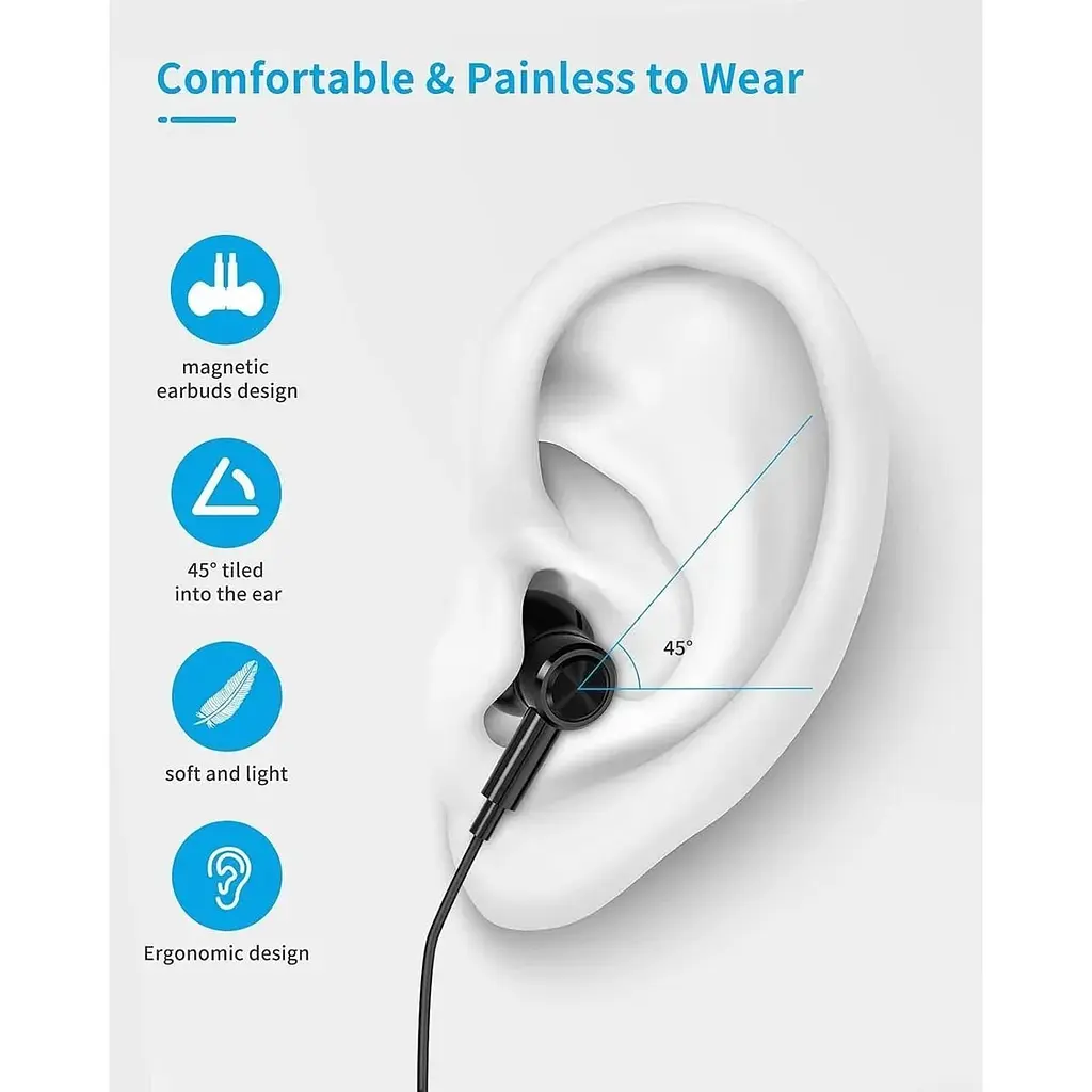 Навушники USB Type C HiFi з мікрофоном та регулятором гучності - фото 4