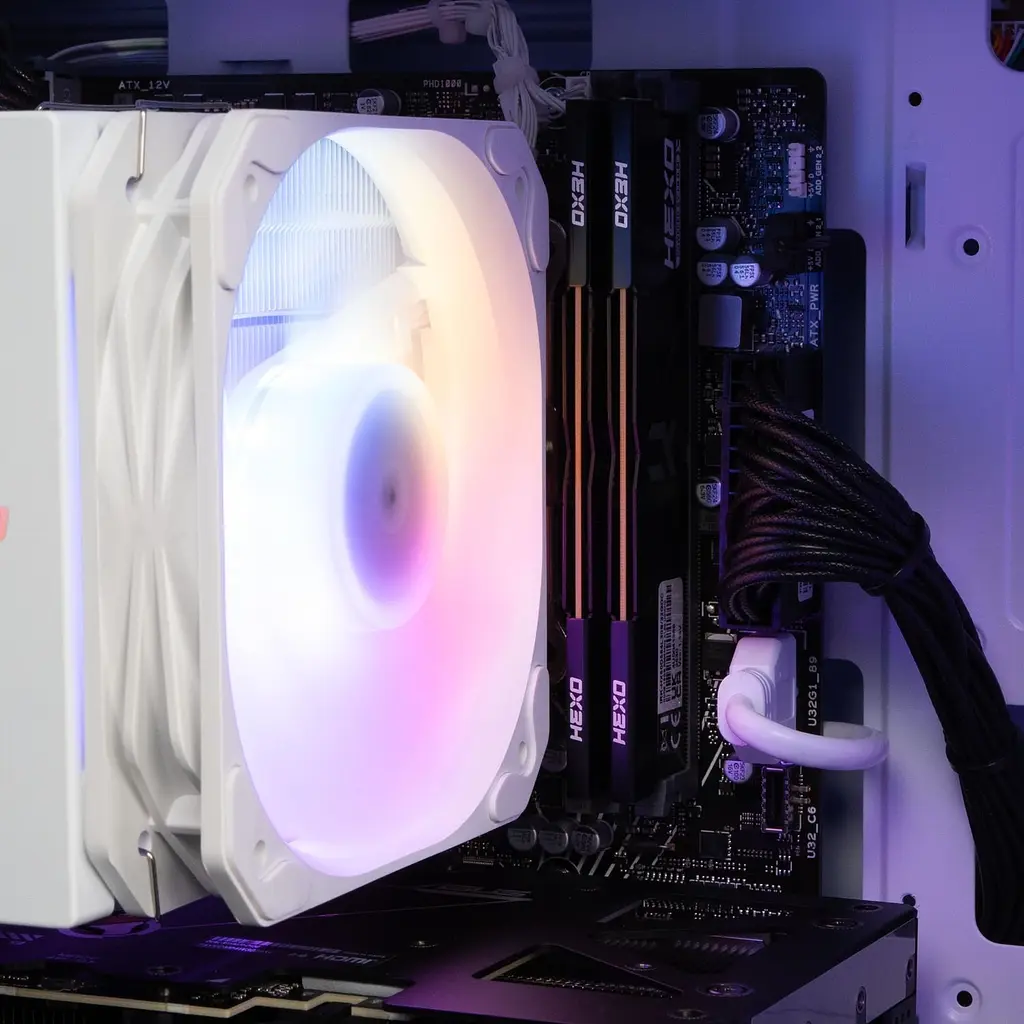Комп'ютер HEXO Gaming Mainstream Base (HGMBS-5600N5060-16S1TWH) White / AMD Ryzen 5 5600 (3.5-4.4), 6 ядер / NVIDIA GeForce RTX 5060 / 16 ГБ (DDR4) / 1024 ГБ (SSD) - фото 4