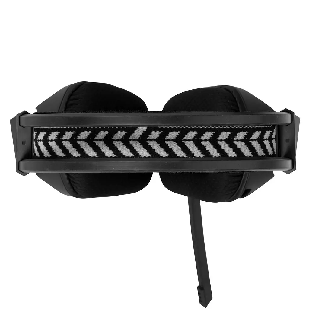 Ігрова гарнітура XTRIKE ME GH-712, USB+3.5мм, RGB, кабель 2м, чорна - фото 4