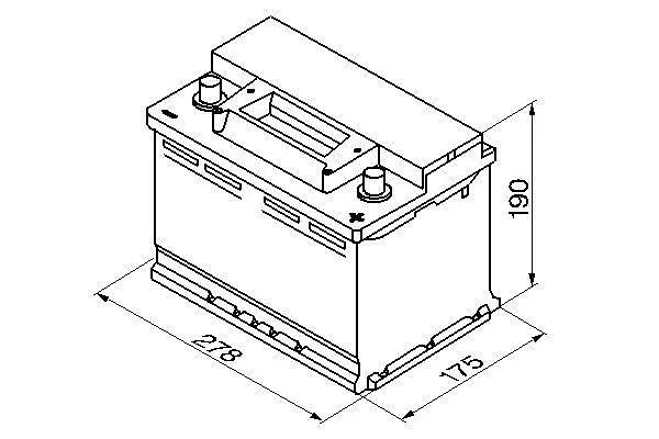 Акумулятор Bosch S3 70Ah 640A (0 092 S30 080) - фото 3