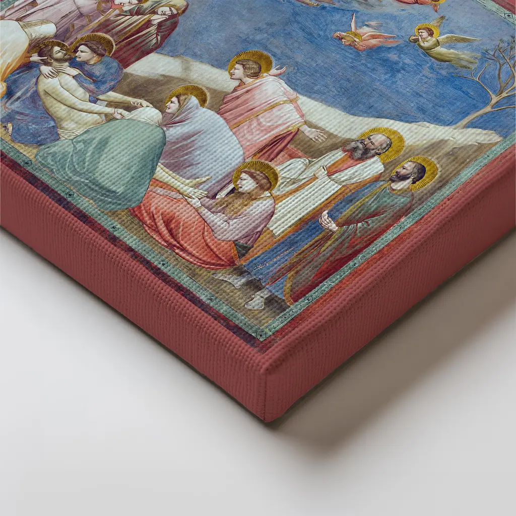 Інтер'єрна картина Плач за Христом, Джотто ді Бондоне, Giotto di Bondone, Lamentation, релігійний декор, 60×60 см (id6974) - фото 3