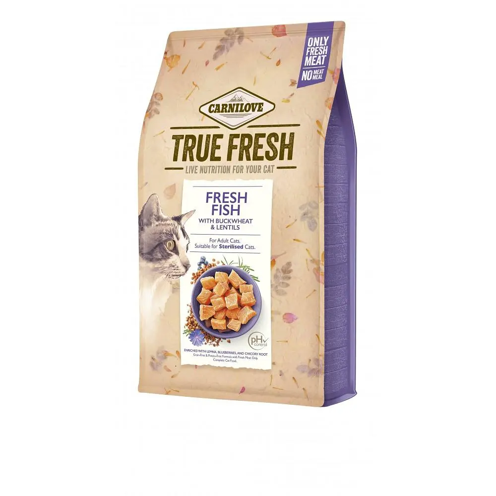 Сухий корм Carnilove True Fresh Cat для дорослих кішок, з рибою, 340 г - фото 7