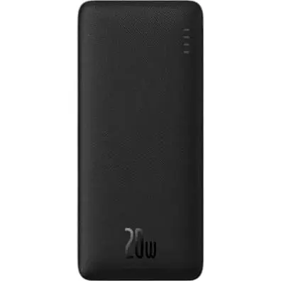 Портативный аккумулятор Baseus Airpow 10000 mAh 20W с кабелем USB-C (PPQD090001) - фото 1