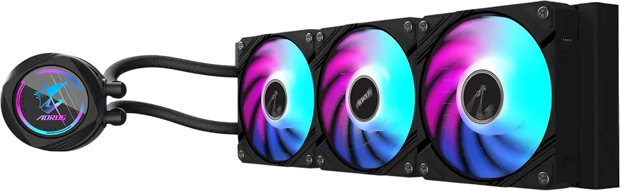 Водяне охолодження Gigabyte Aorus Waterforce II 360 ARGB Black - фото 2
